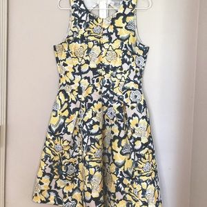 Yellow Print Dress